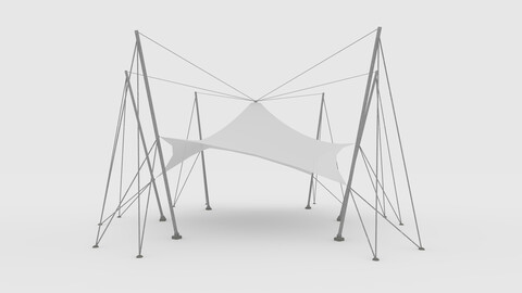 3D Model Membrane Tensile 2