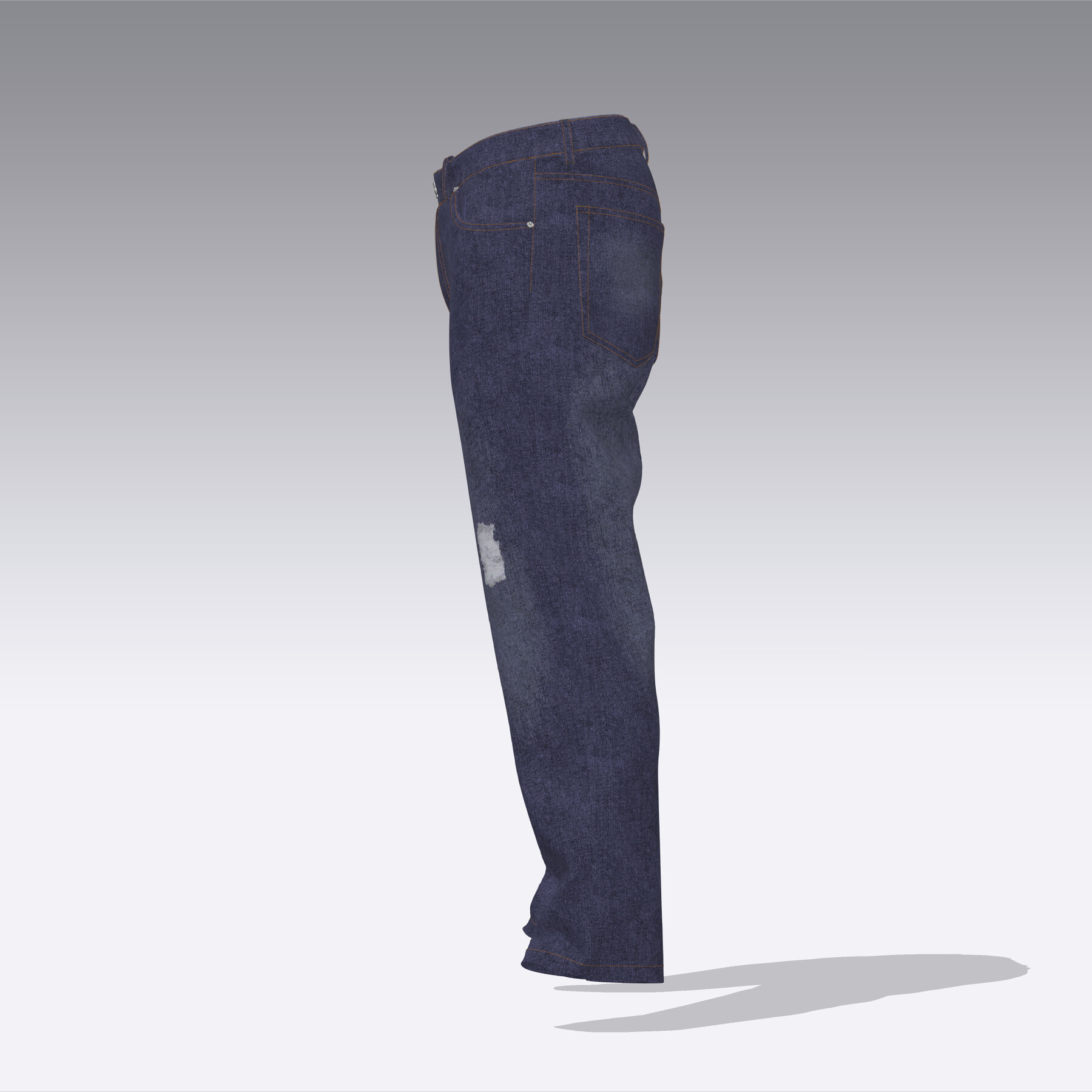 ArtStation - Men and Women Jeans set CLO3D / Marvelous Designer ...