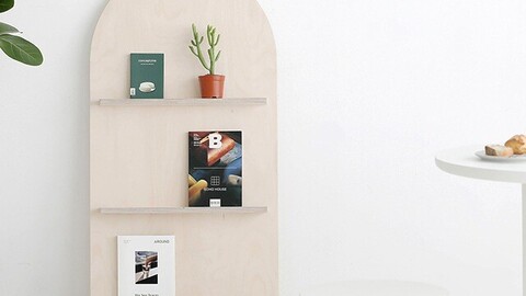 Householic Magazine Rack Shelf L