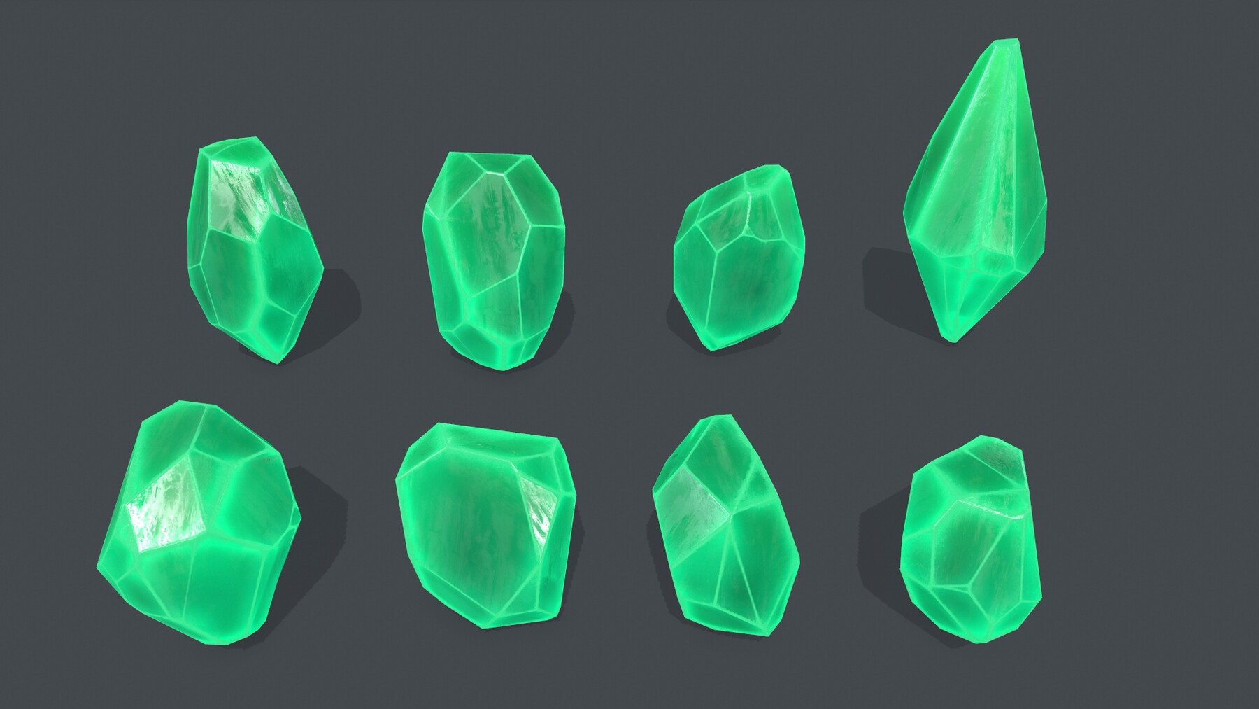 ArtStation - crystal set | Game Assets