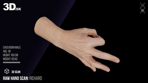 Raw Hand Scan | Richard Okay