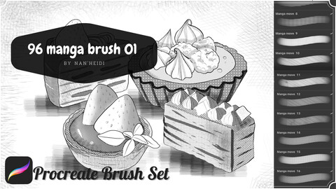 96 Manga Brush NHD 01 _By Nan'Heidi