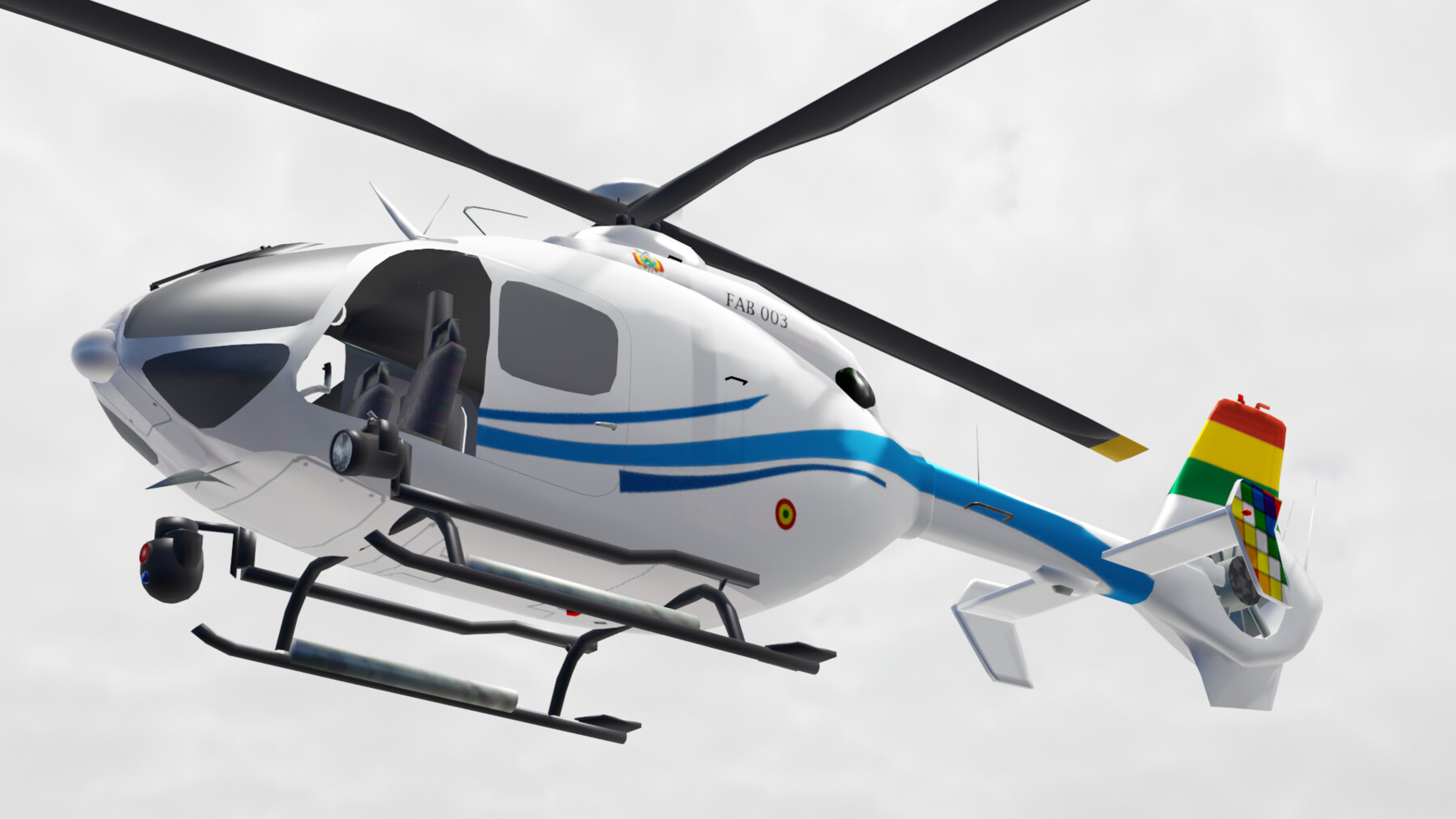 Artstation Helicopter 3d Model Game Assets