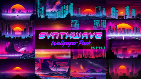 Synthwave Wallpaper Pack