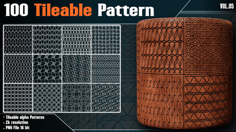 100 Tile able Pattern Alpha - Vol.05