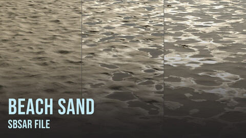 Beach Sand - Substance 3d Designer Material