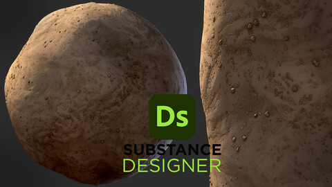 Stylized Dirt Terrain - Substance 3D Designer
