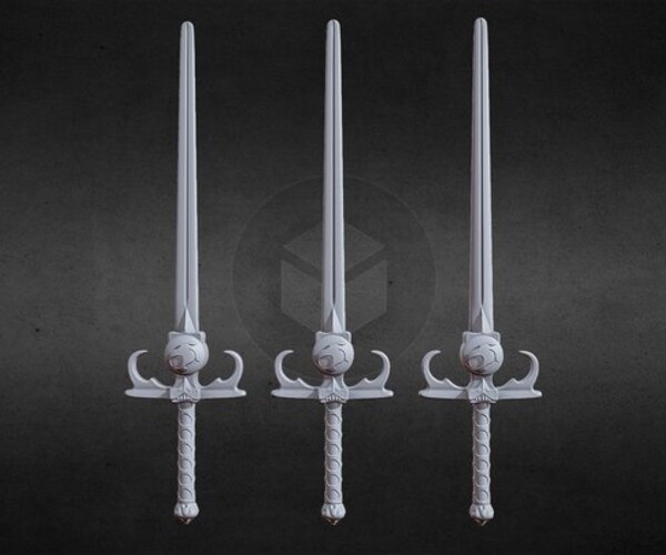 ArtStation - 3D PRINTABLE THUNDERCATS SWORD OF OMENS - LION-O