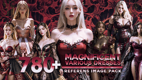 Magnificent Various Dresses Reference Pack