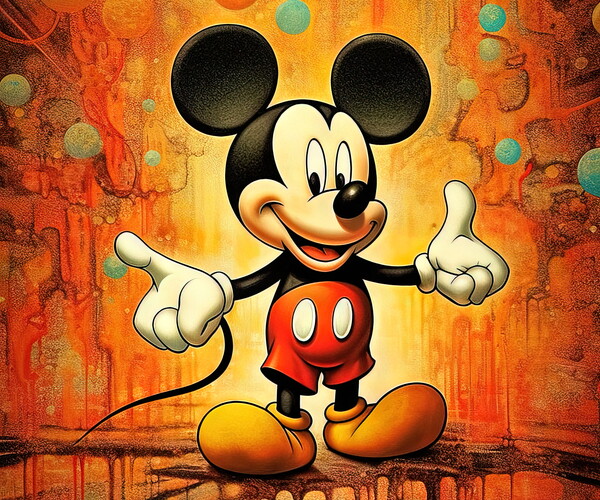 ArtStation - Mickey Mouse best friend | Artworks