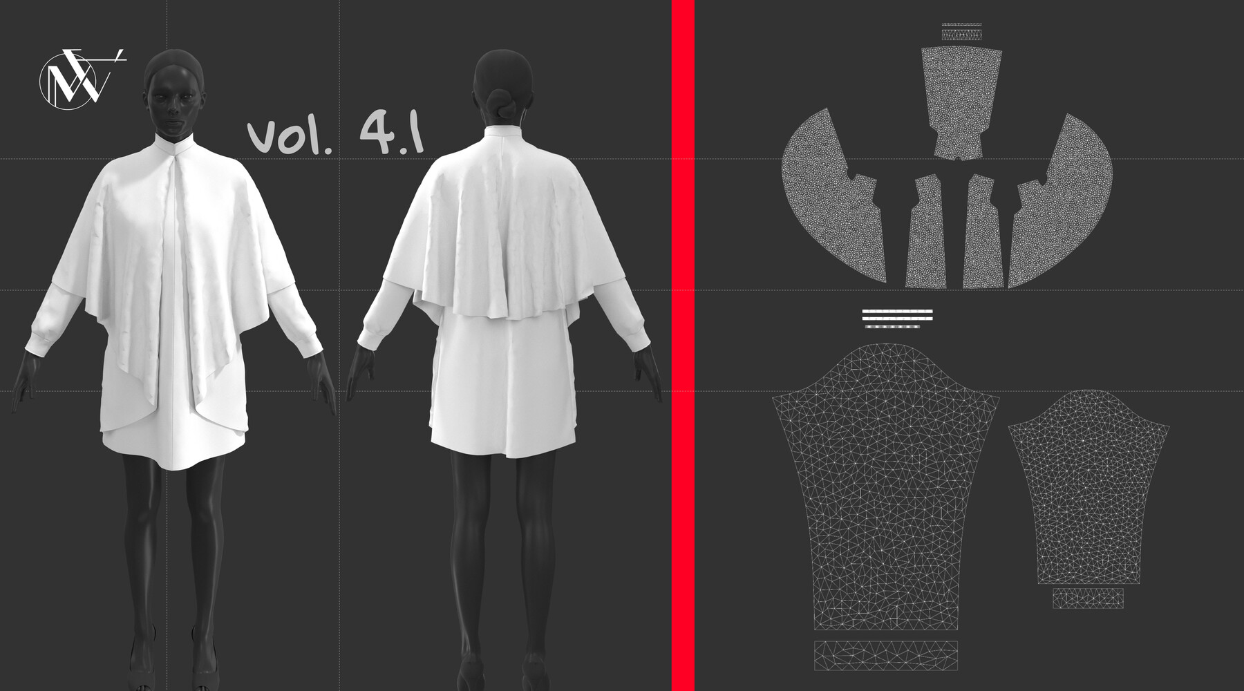 ArtStation - Women's Outfit / Capes | Game Assets