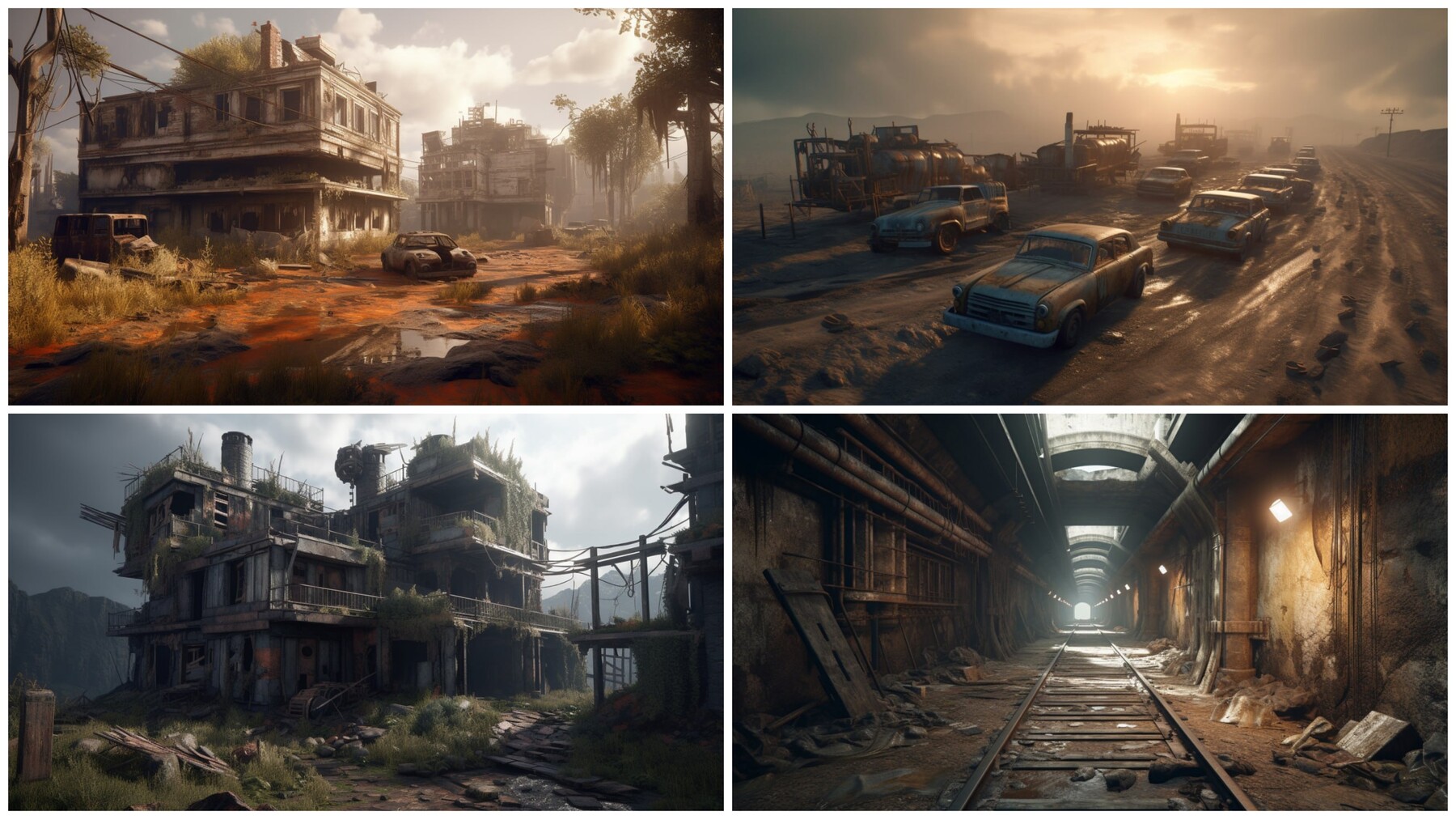 ArtStation - +500 Post Apocalyptic Environment Concept Best For Unreal ...