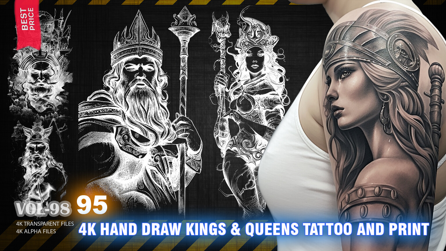 150 King and Queen tattoos for couples (and their meaning