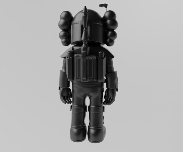 ArtStation - Kaws Mandalorian Art Toy 3d Print | Resources