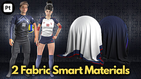 Volleyball No.1: 2 Fabric smart materials