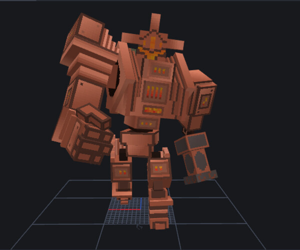 ArtStation Furnace Golem Resources   File 