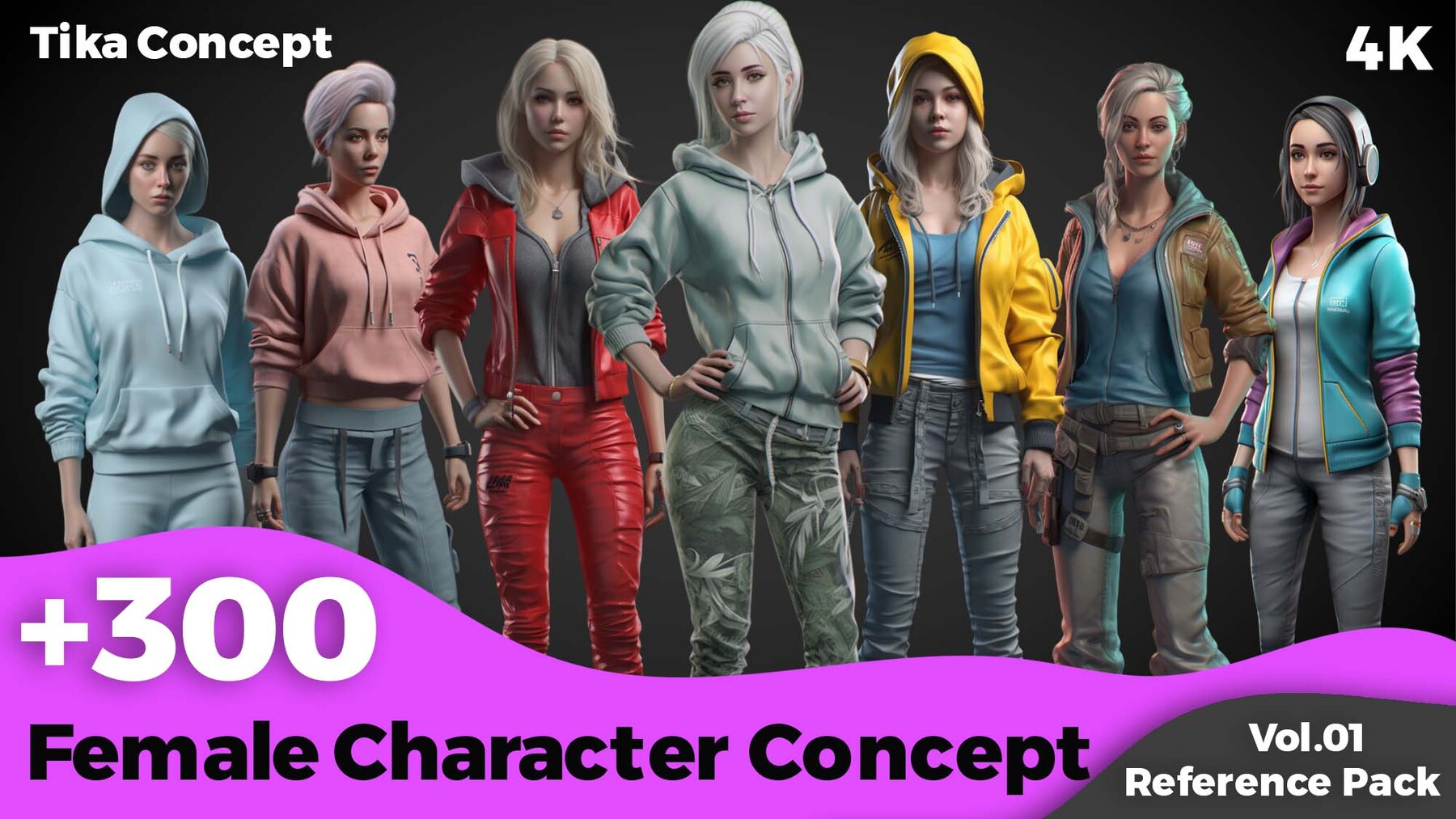 ArtStation - +10,000 Categorized Character Concept (4K) - Full Body ...