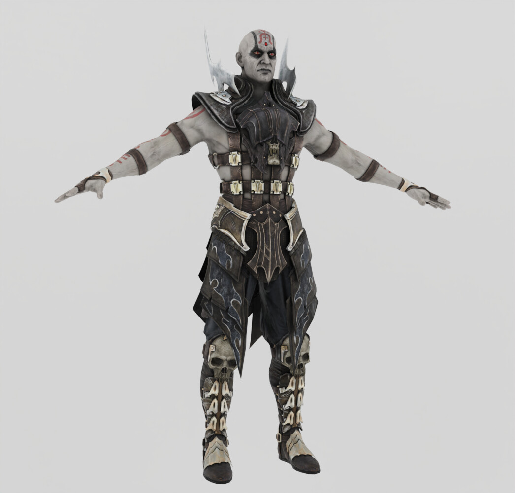 ArtStation - Quan Chi Mortal Kombat Textured Lowpoly | Resources