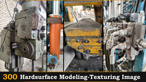 300 Hardsurface Modeling-Texturing Image