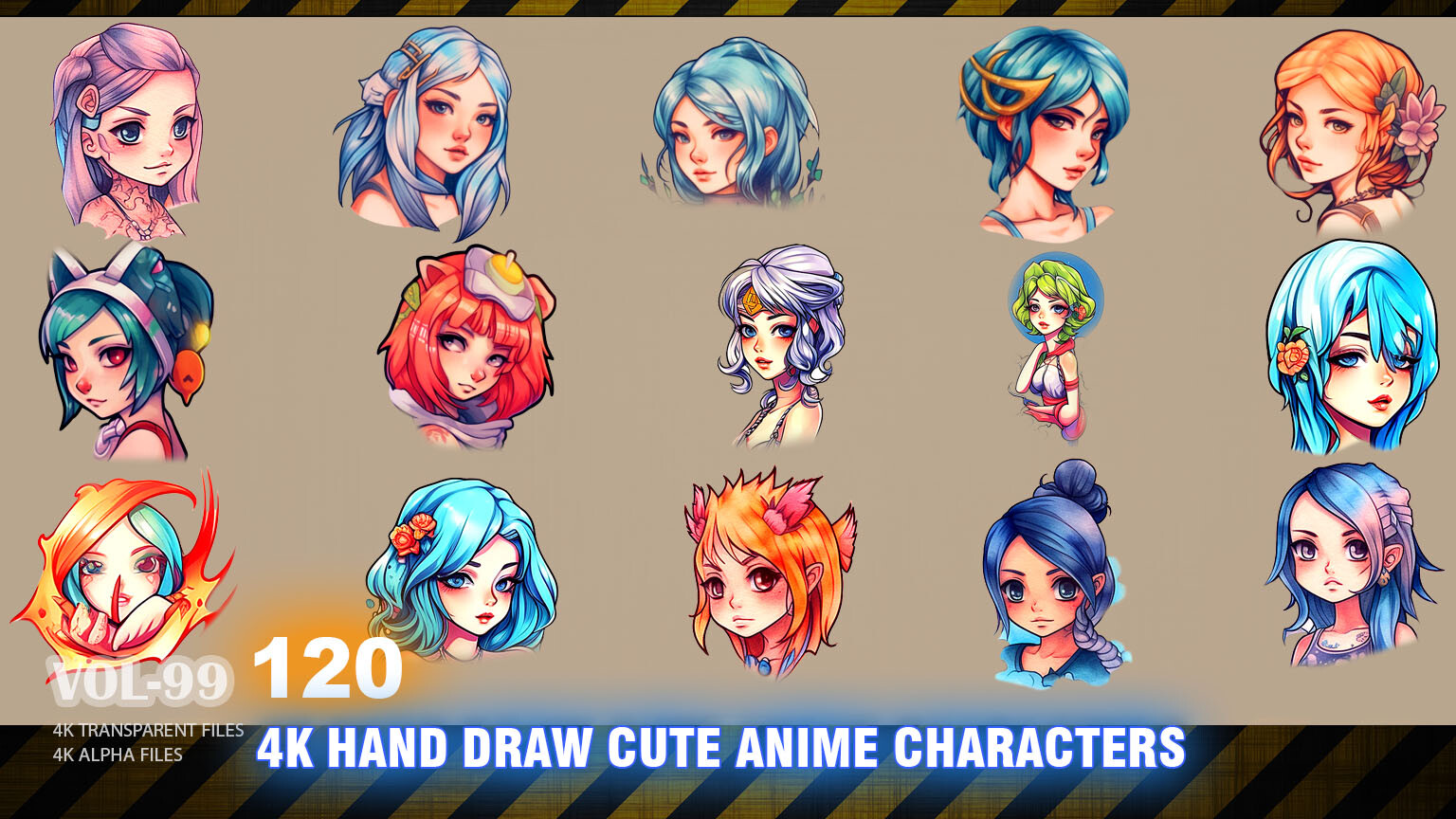 ArtStation - Anime Fighters Icons