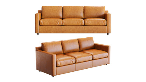 3D Model / Crate&Barrel Barrett II Sofa