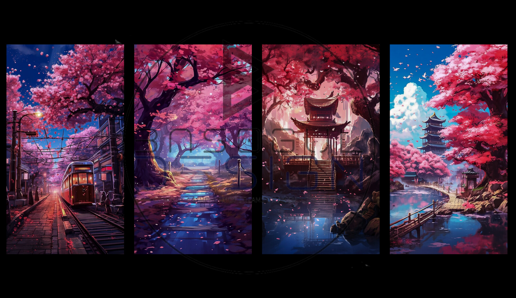 20x Anime Style Sakura Tree Landscapes | Sakura Anime Wallpaper 4k |  isgb.edu.ar