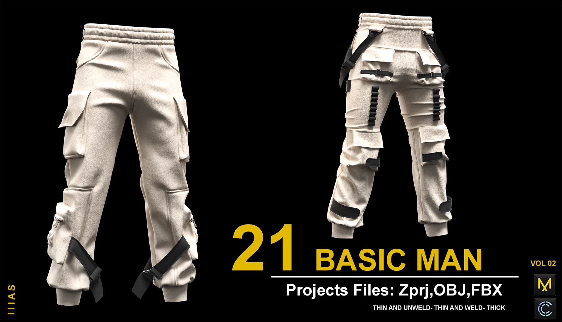 ArtStation - BASIC MAN CLOTHES VOL 2 (CLO3D AND MAEVELOUS DESIGNER ...