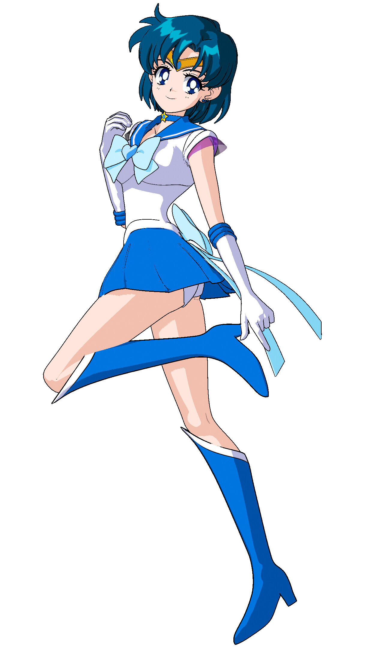 ArtStation - Sailor Mercury Eternal - 3D Model Blender | Resources