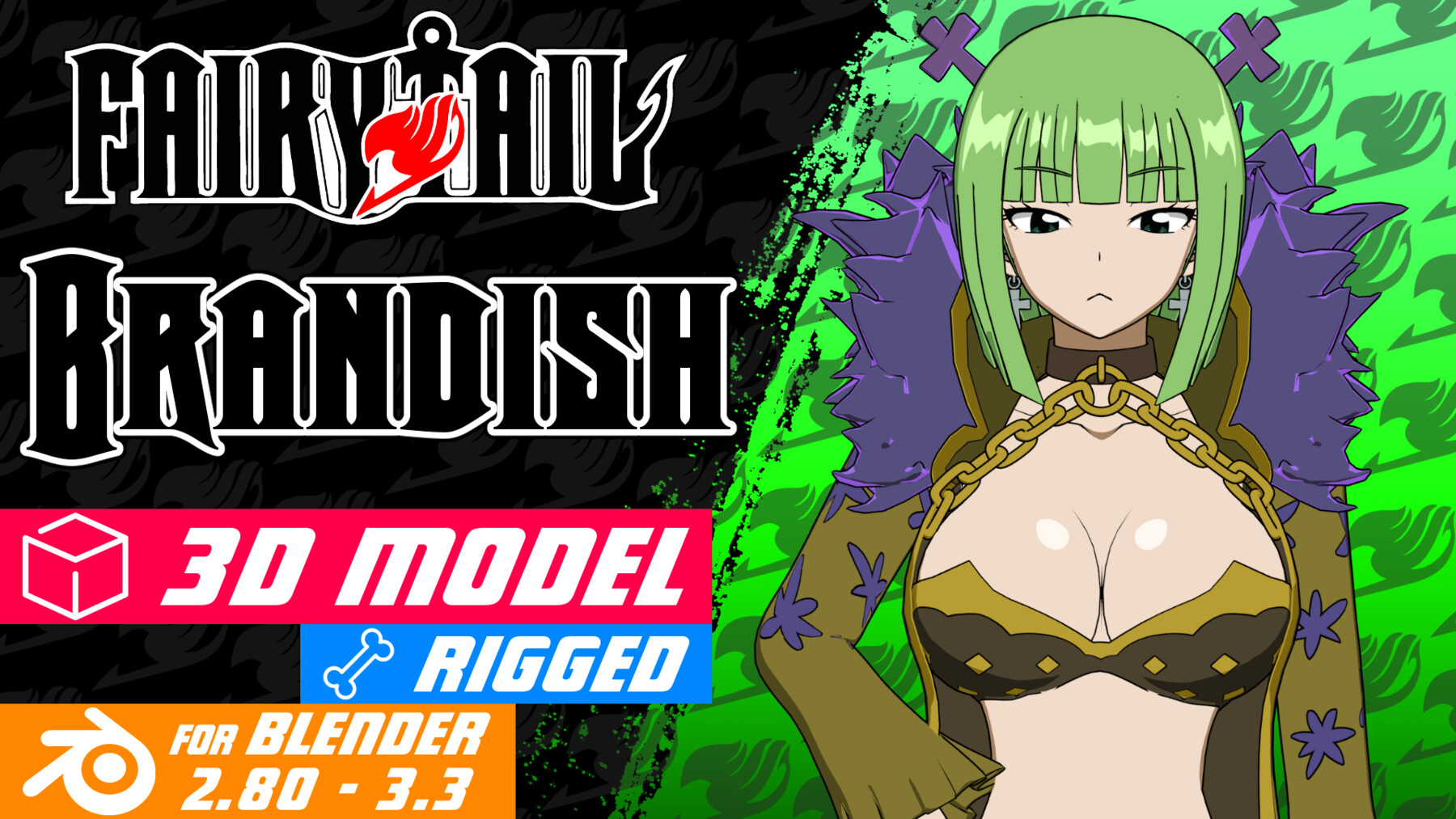 ArtStation - Brandish - 3D model blender | Resources