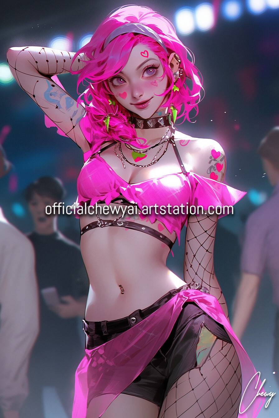 ArtStation - Rave Girls | Artworks