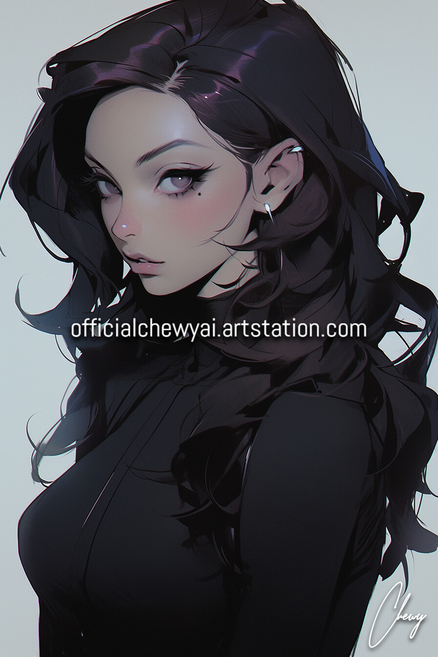 ArtStation - Curly Haired Anime Girls | Artworks