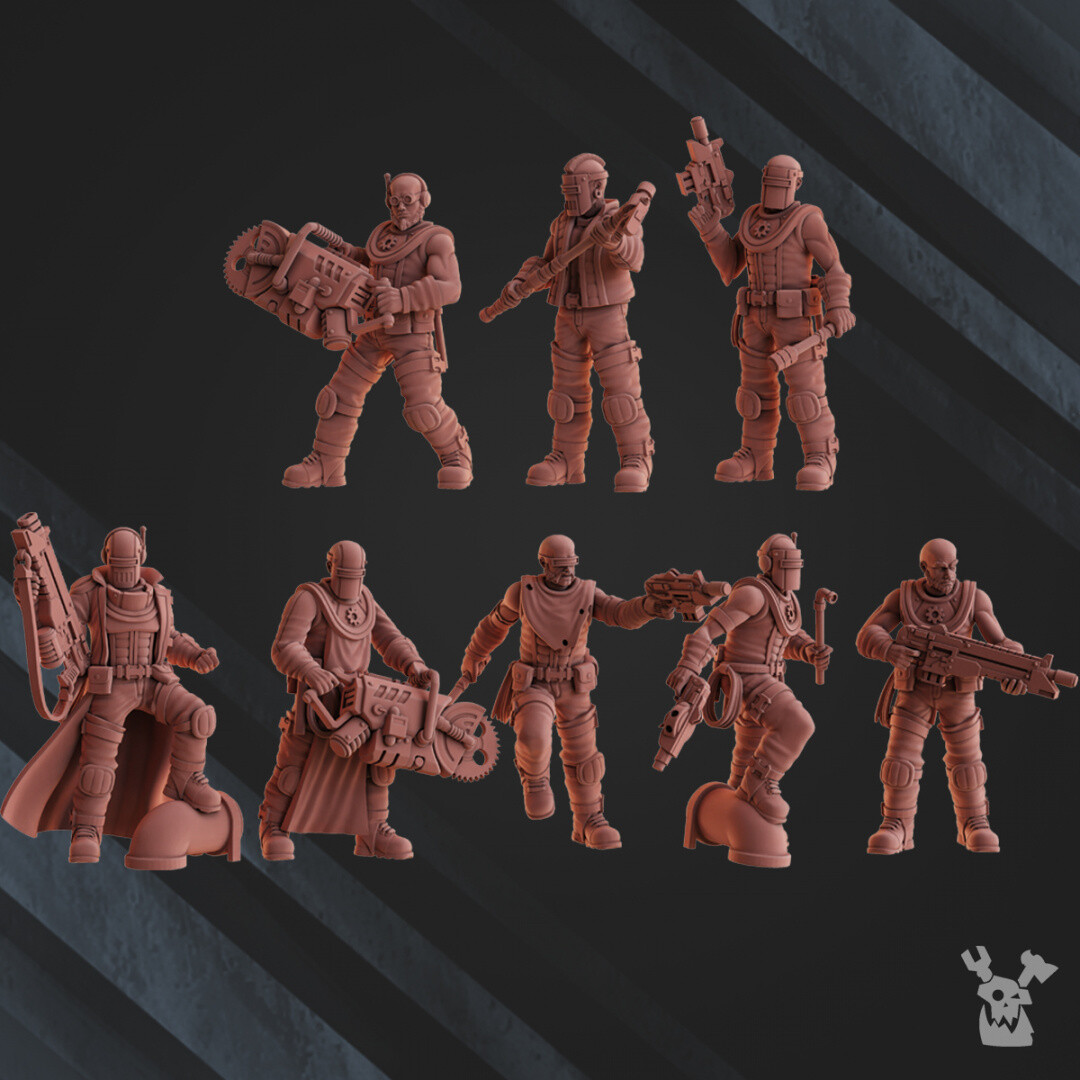 ArtStation - Dead Welding Hive Gang (build-kit) | Resources