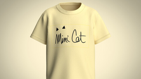 Kids T-Shirt Mini Cat