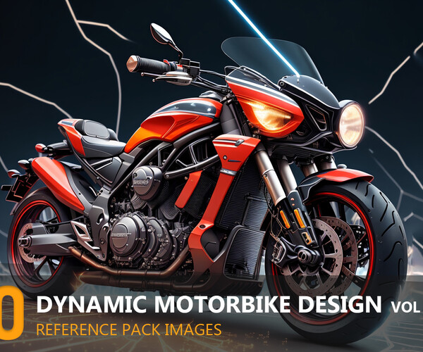 Artstation - Dynamic Motorbike Design Vol 2-8k