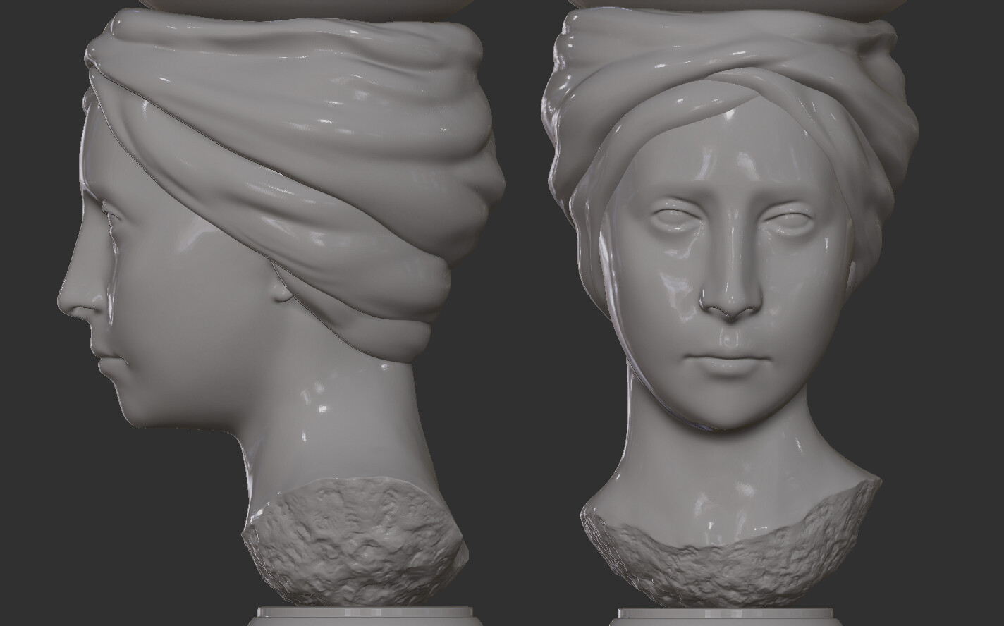 ArtStation - Head Statue | Resources