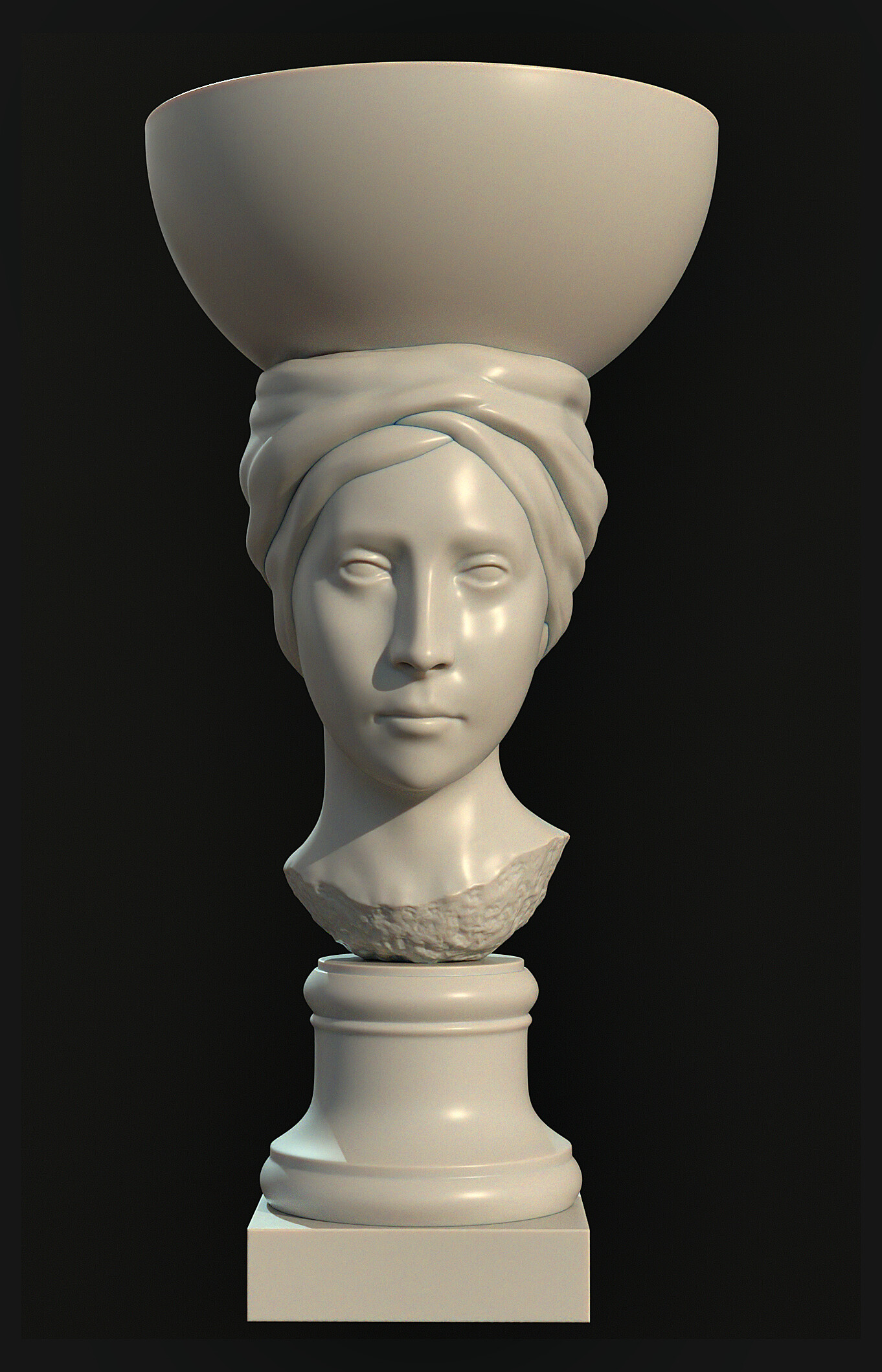 ArtStation - Head Statue | Resources