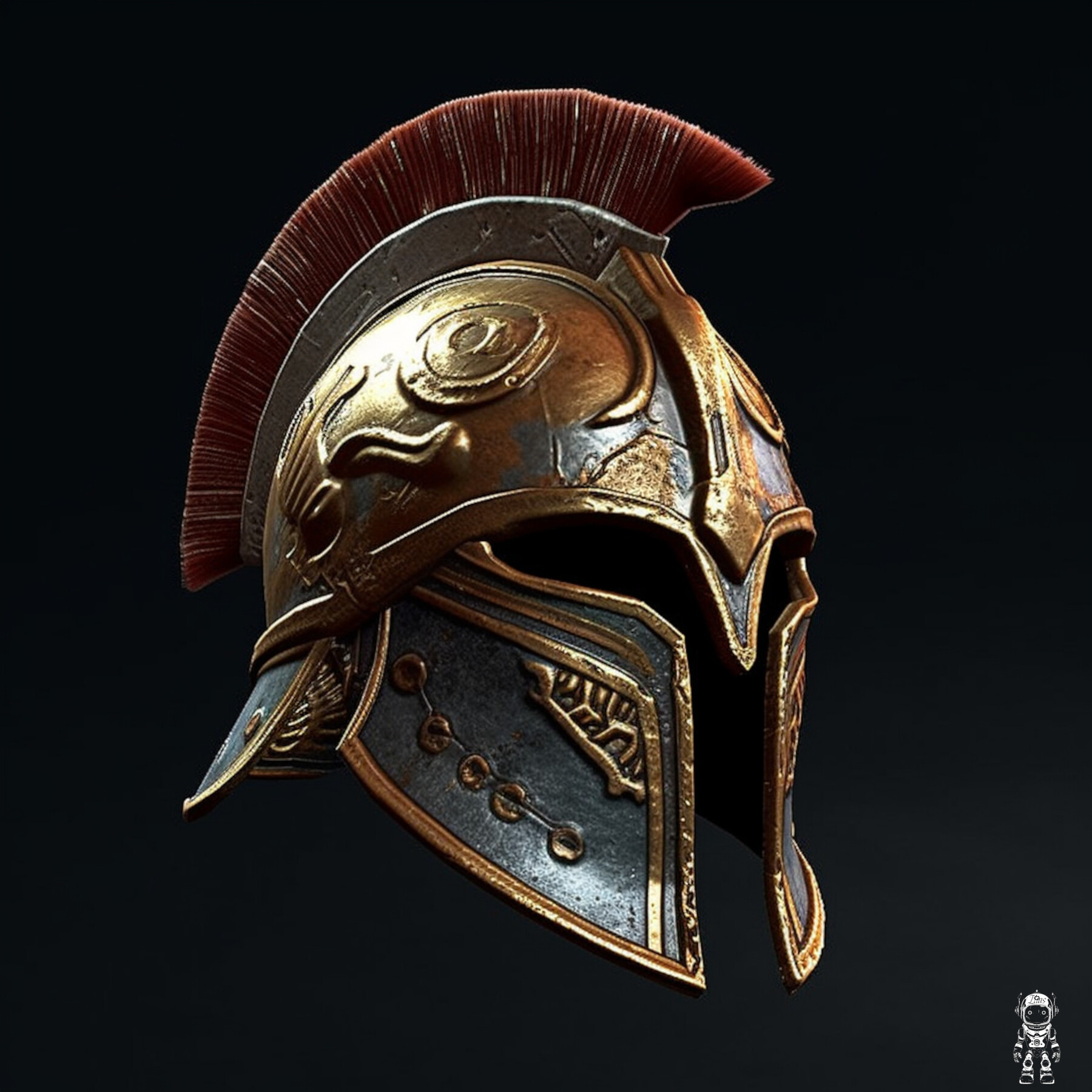 ArtStation - Roman Warrior helmet. | Artworks