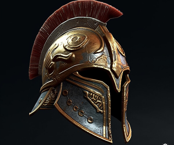 ArtStation - Roman Warrior helmet. | Artworks