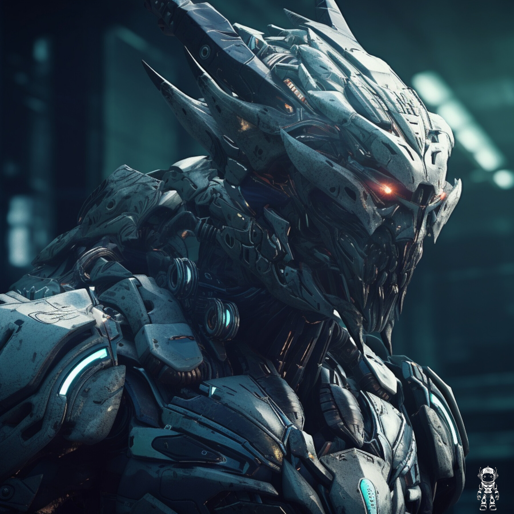 ArtStation - Cyber warrior | Artworks