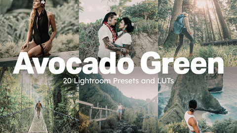 20 Avocado Green LUTs & Lightroom Presets