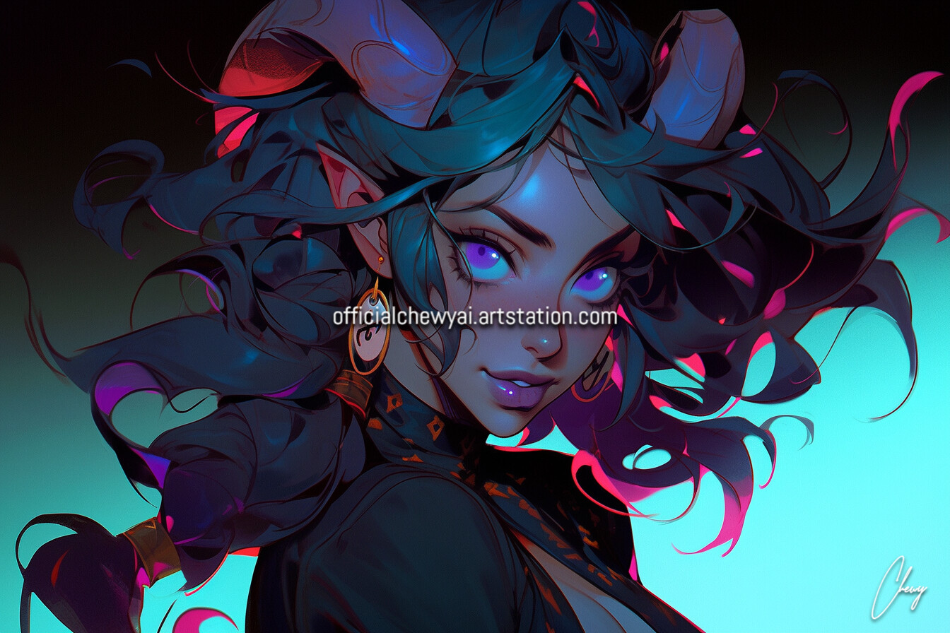 ArtStation - Tiefling Girls | Artworks