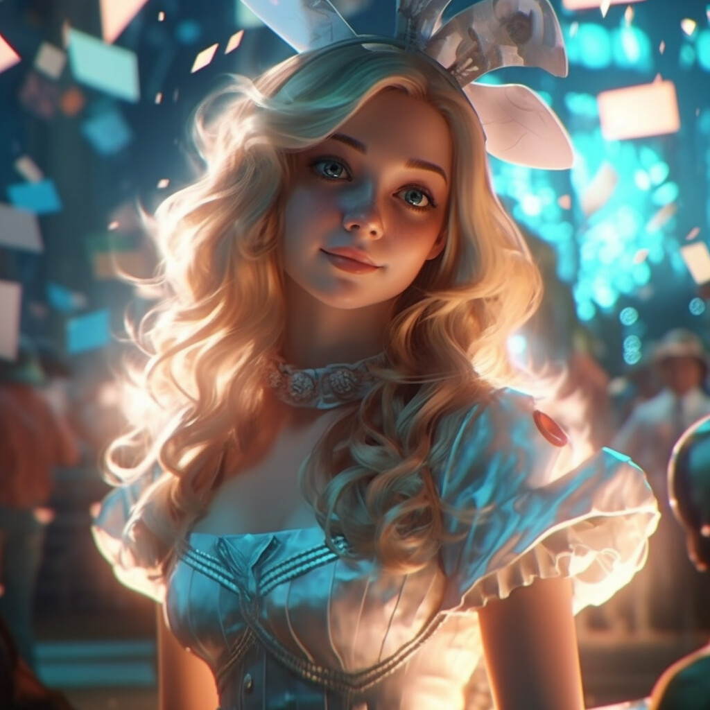 Enter the enchanting world of Alice in Wonderland with this