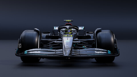 Mercedes W14 A spec  #44 - Lewis Hamilton 3D model
