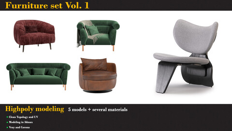 Furniture Set Vol. 1