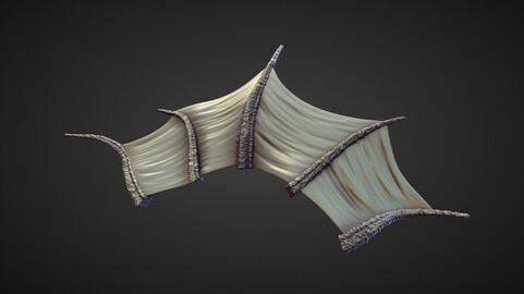 WING44 high poly sculpt