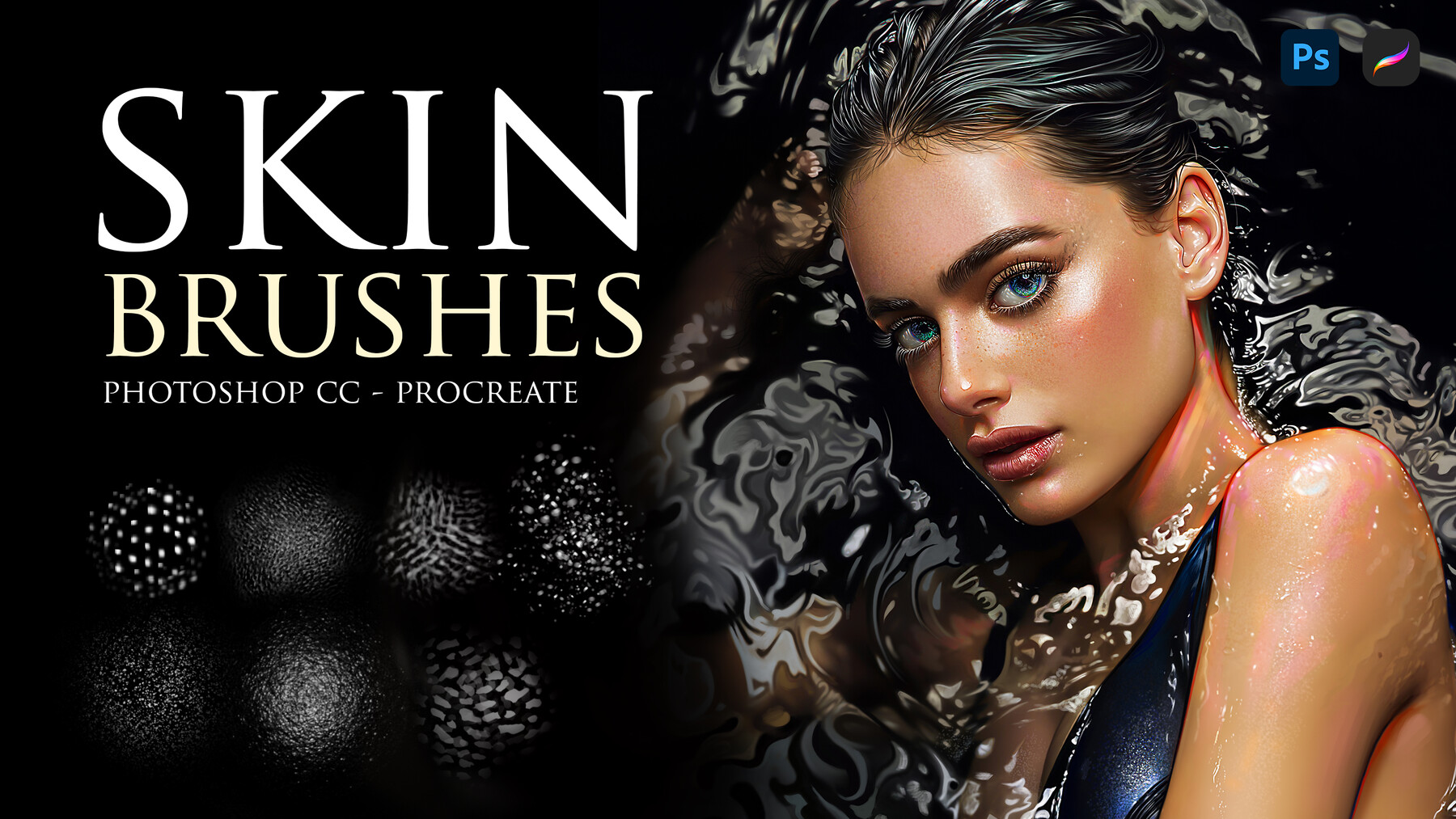 ArtStation - Skin Brushes for Photoshop and Procreate | Brushes