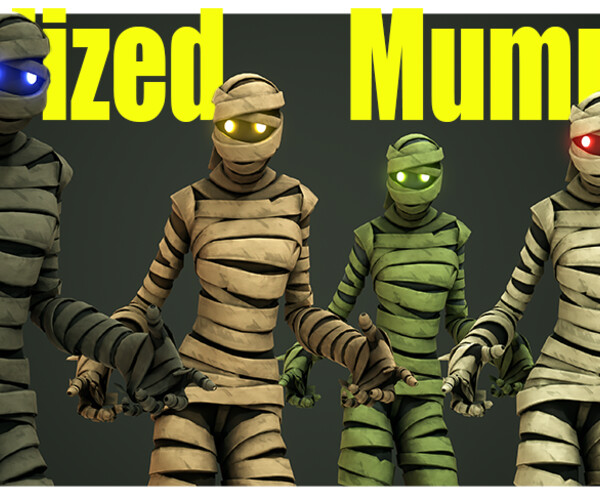 ArtStation - Stylized Mummy | Game Assets