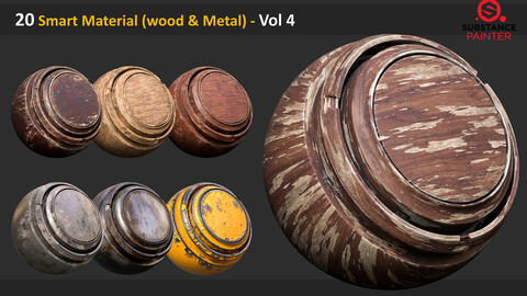 20 Smart Material ( Wood & Metal ) - Vol 4