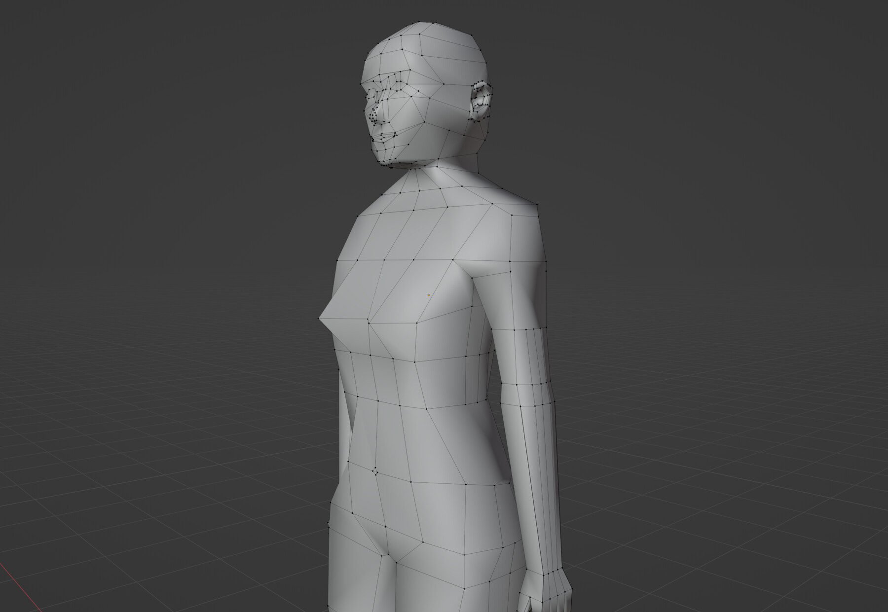 ArtStation - Female Base Mesh Low Poly | Resources