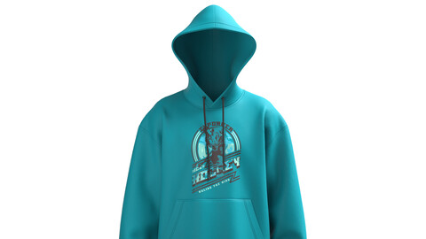 Men's Hoodie-Hockey